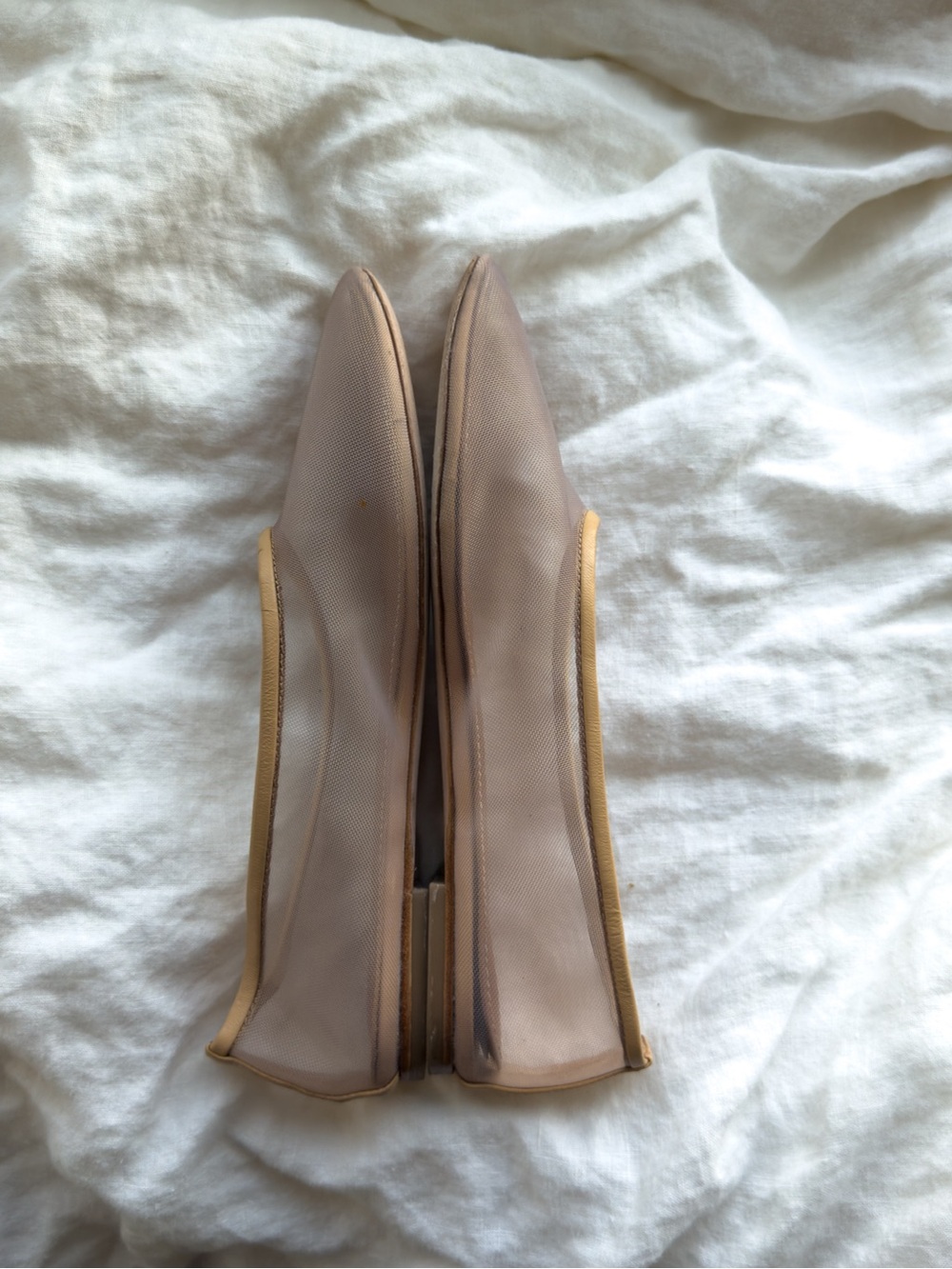 STAUD Alba Ballet Flats in Mesh - Picture 3 of 4